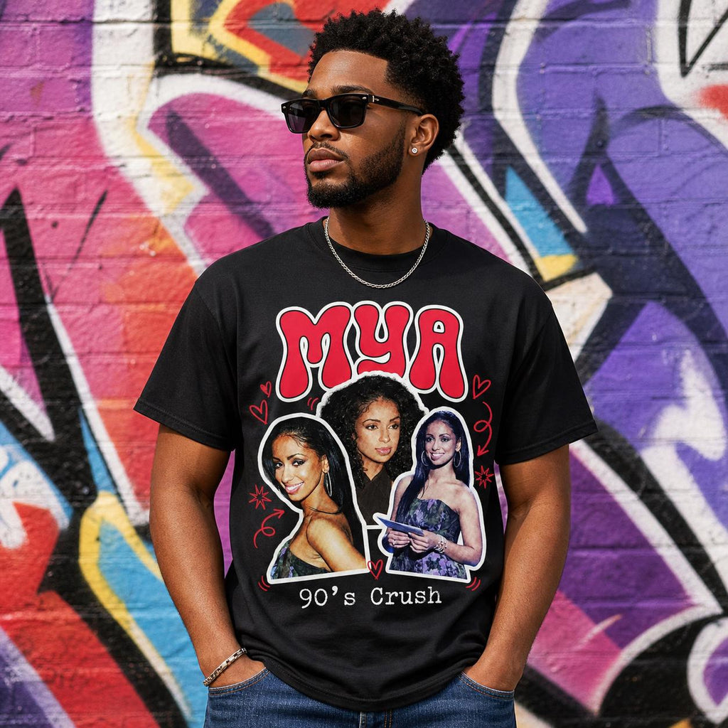 90s Crush | Mya Shirt, R&B Singer Tee, Vintage 90s Bootleg Tee