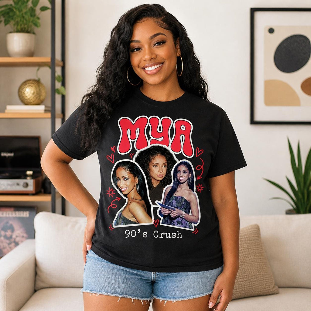 90s Crush | Mya Shirt, R&B Singer Tee, Vintage 90s Bootleg Tee