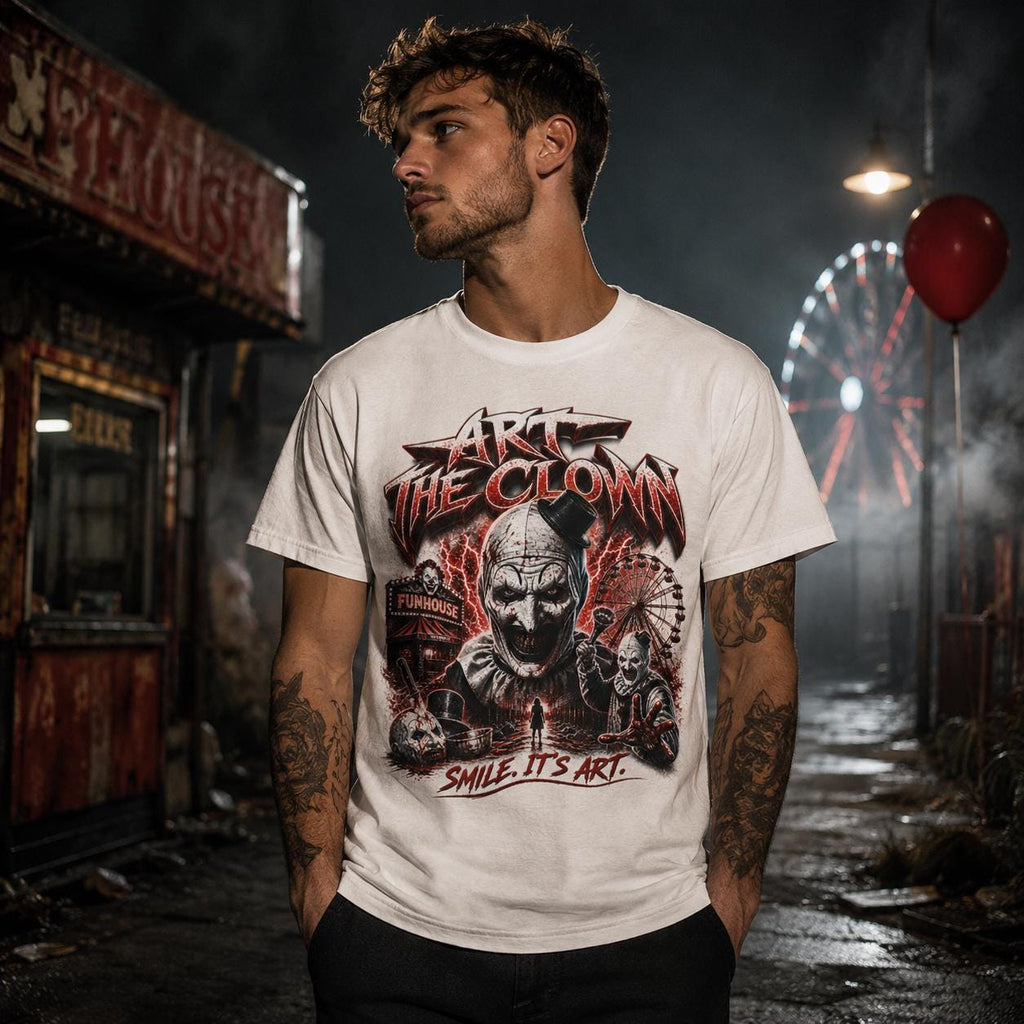 Art the Clown Tee - mockup 4