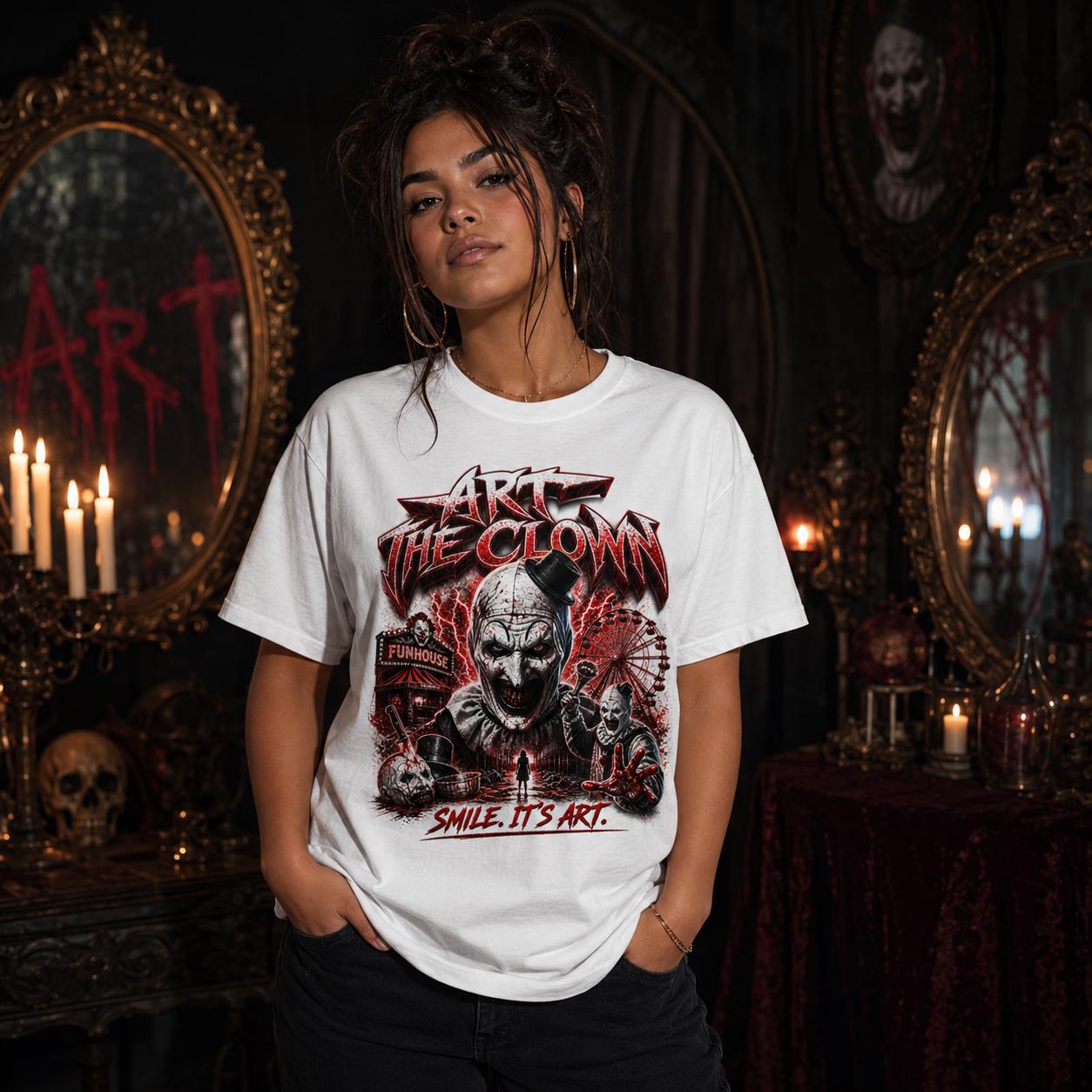 Art the Clown Tee - mockup 6