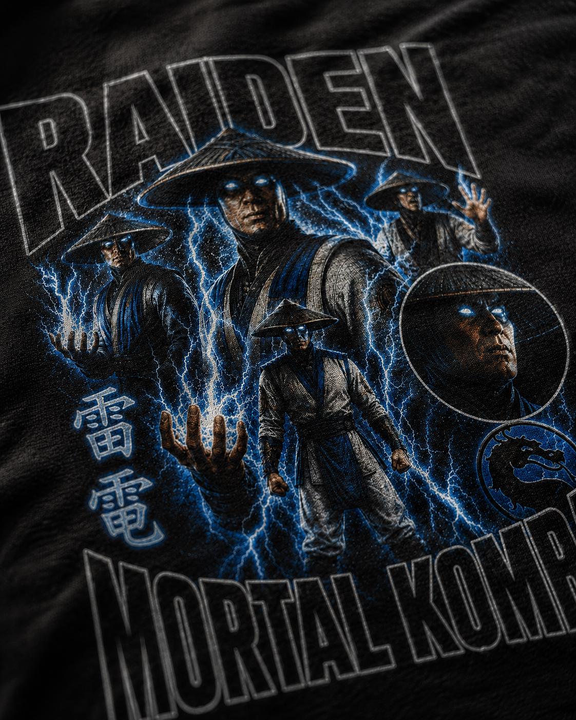 Raiden Mortal Kombat Graphic Tee | Vintage Bootleg Gaming Shirt
