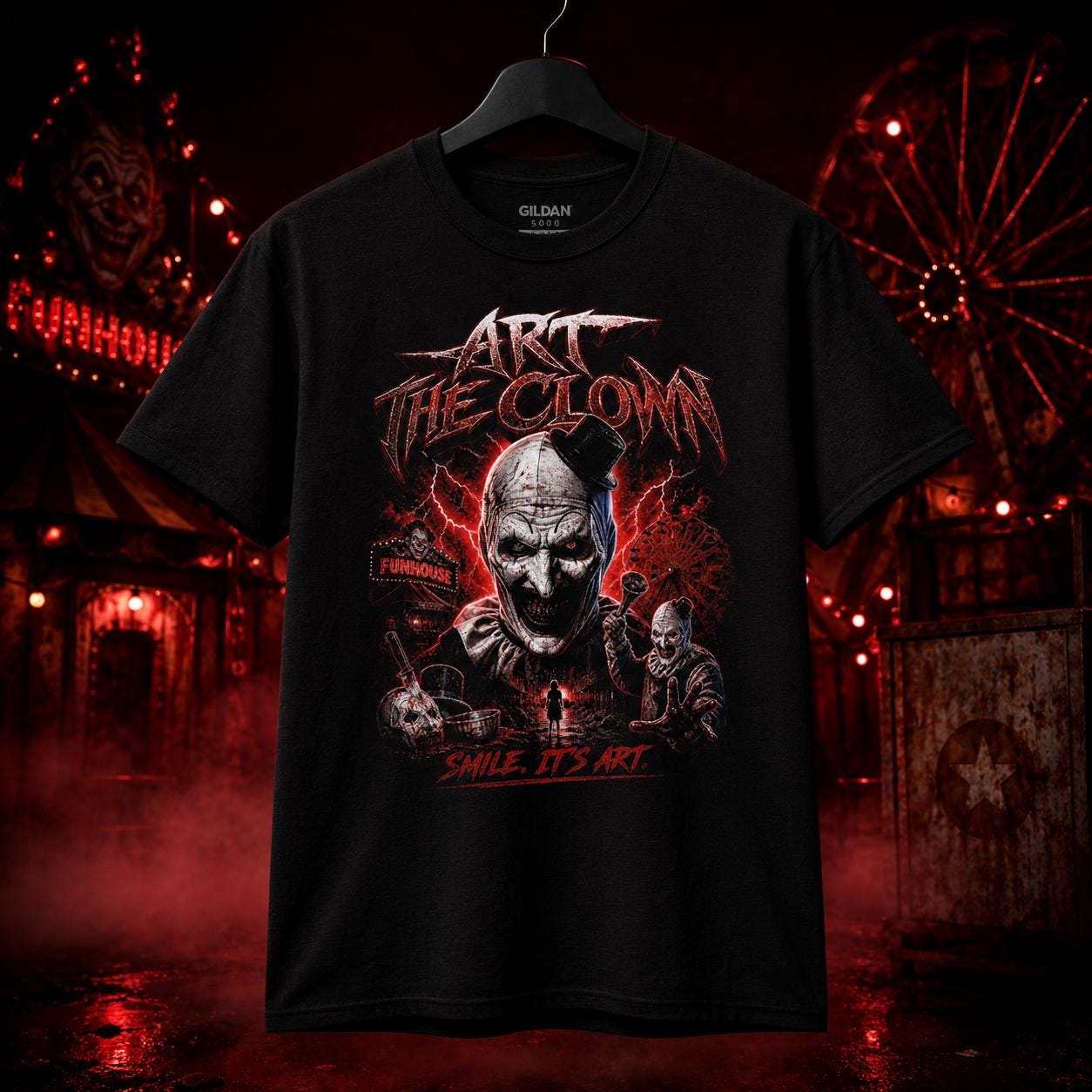Art the Clown Tee - mockup 7