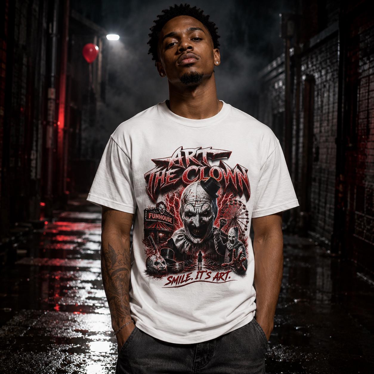 Art the Clown Tee - mockup 9