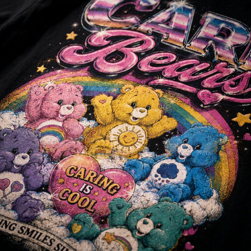 Care Bears Glitter Graphic Tee | Retro 80s Cartoon Unisex Shirt