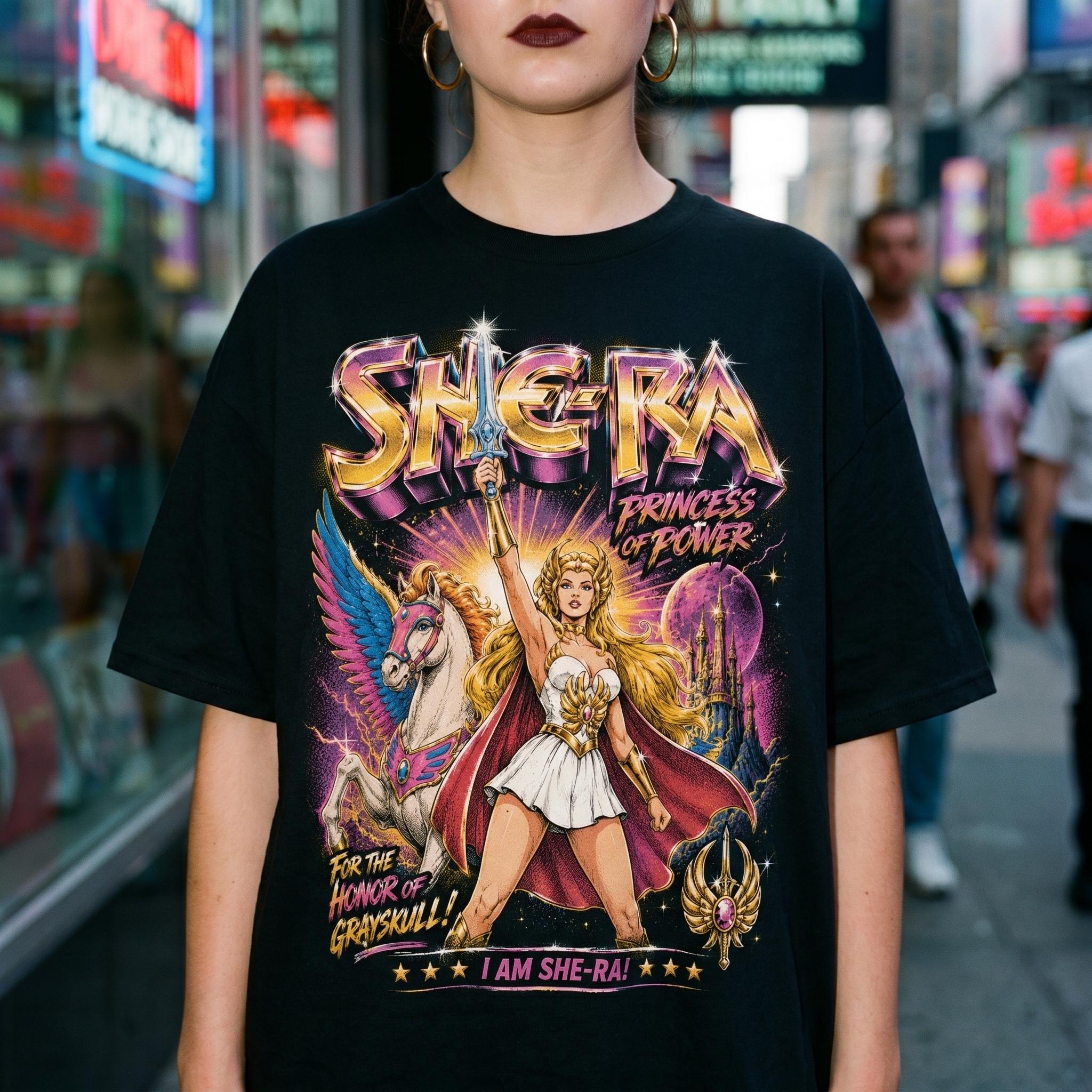 She-Ra Princess of Power Tee | Vintage 80s Cartoon Graphic Shirt