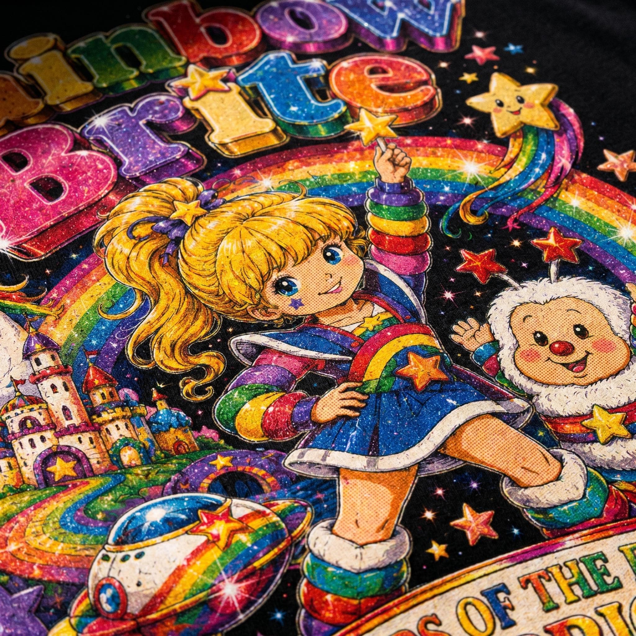 Rainbow Brite Sparkle Tee | Retro 80s Cartoon Unisex T-Shirt