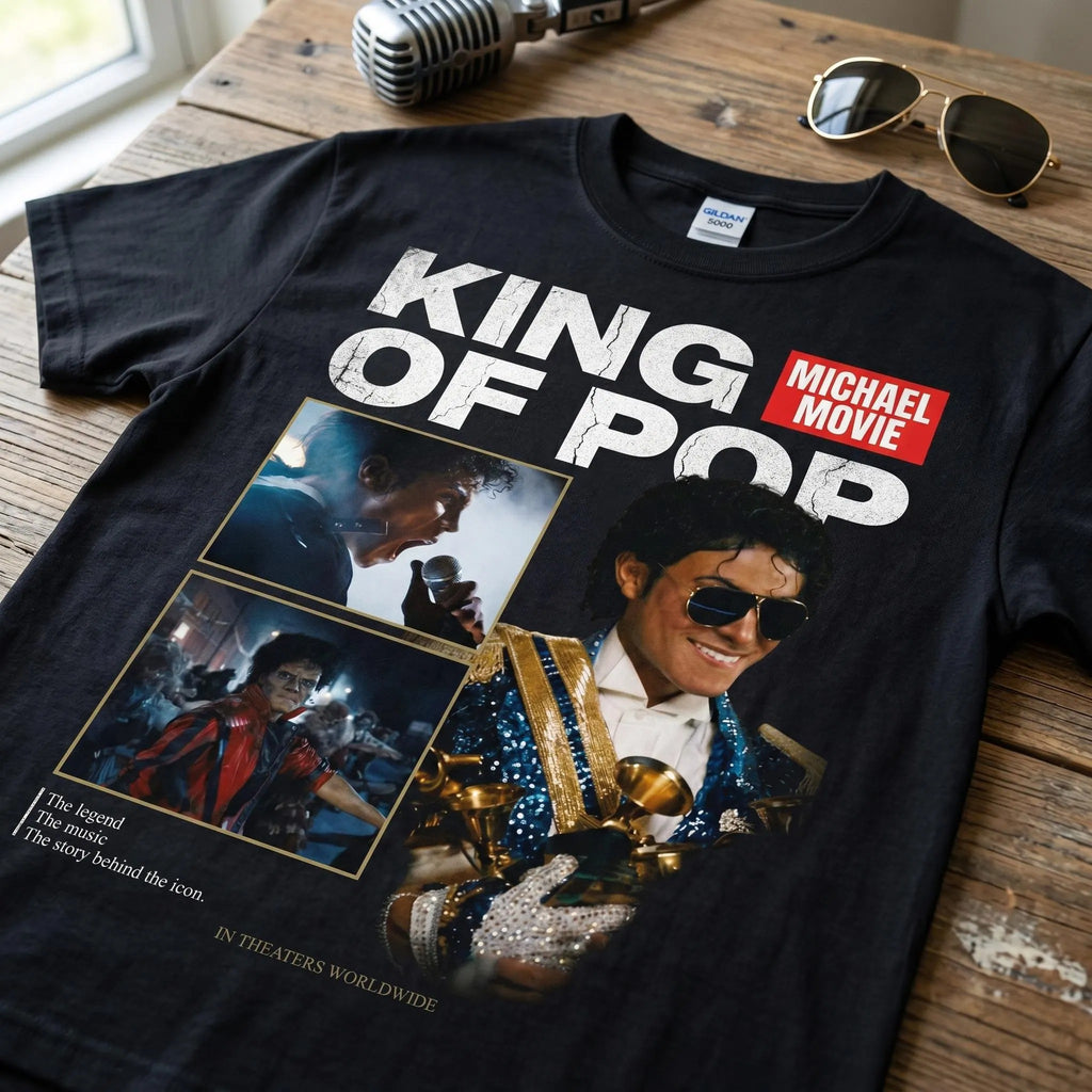 MJ Concert Movie Poster Tee
