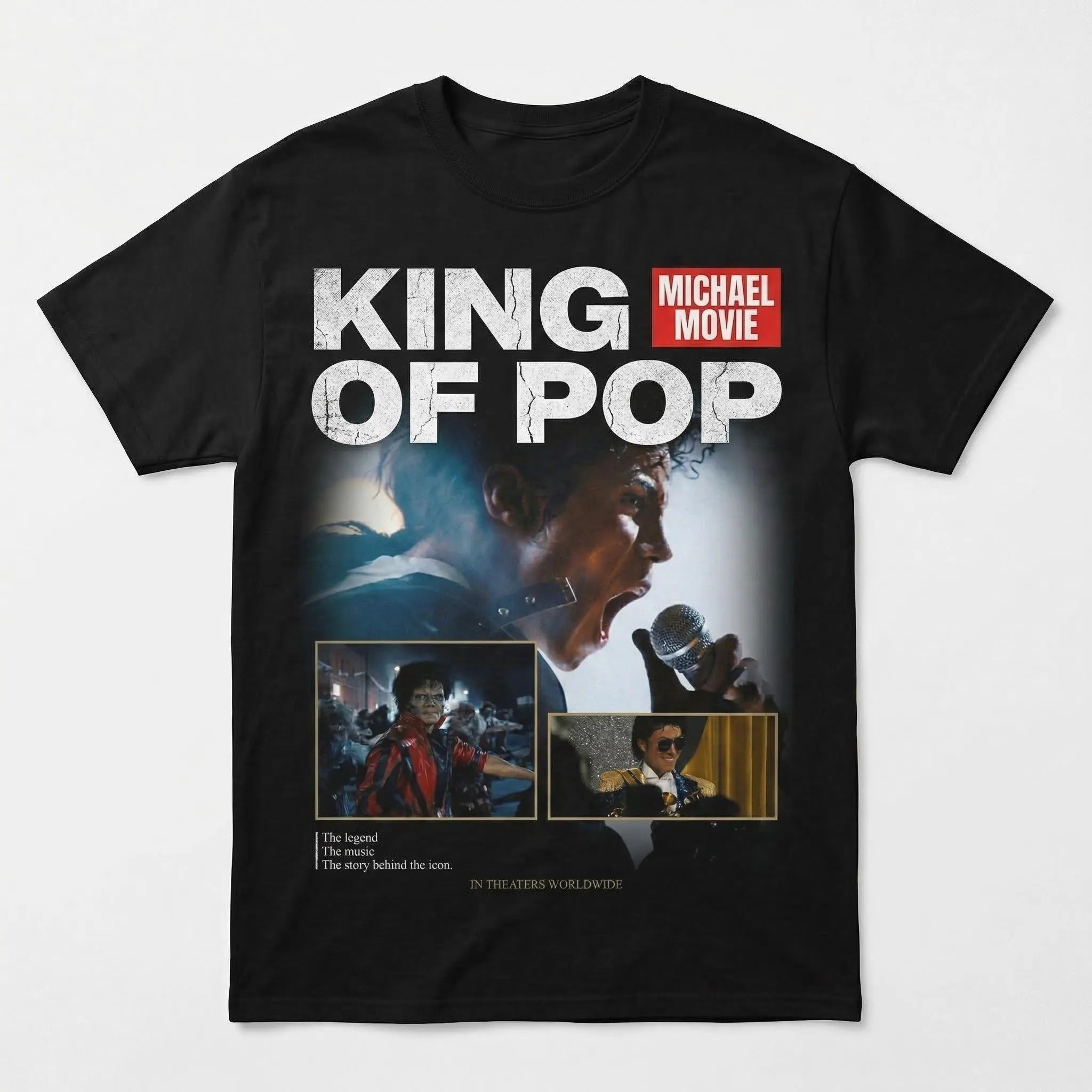 MJ Concert Movie Poster Tee