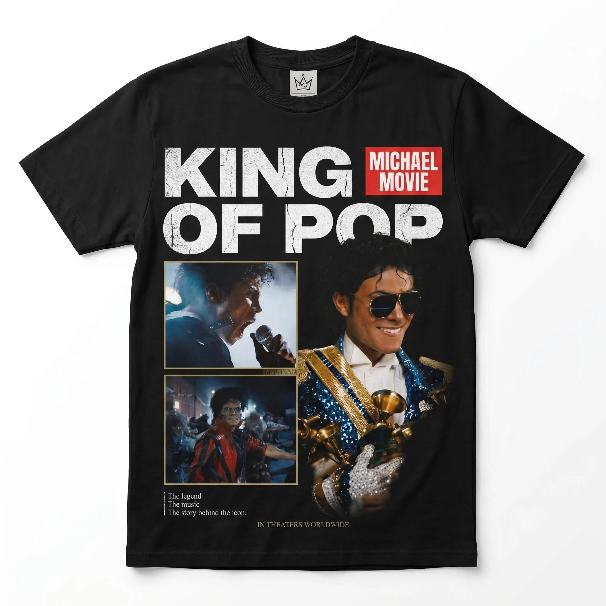 MJ Concert Movie Poster Tee