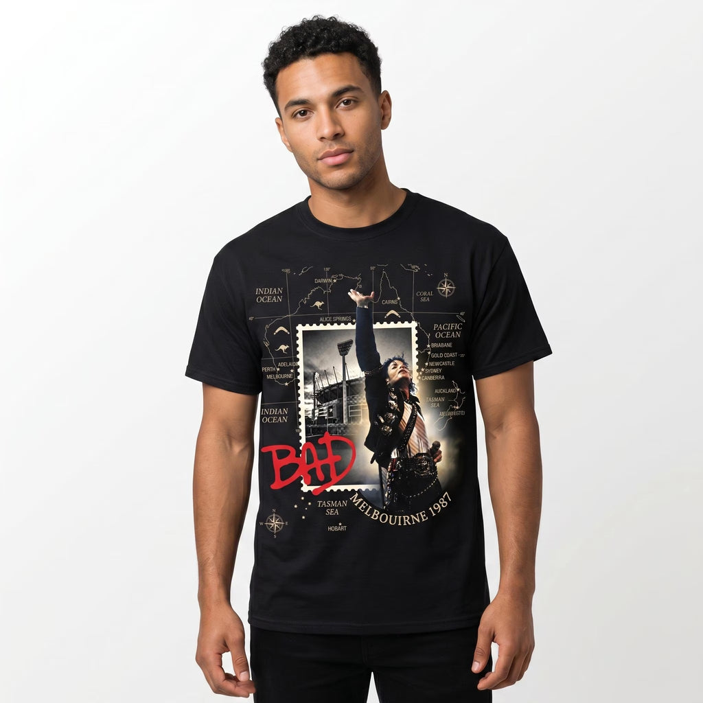MJ Bad Tour Melbourne 87 Tee
