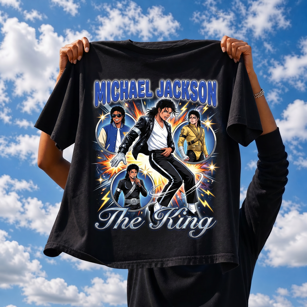 MJ Anime King of Pop The King lifestyle mockup