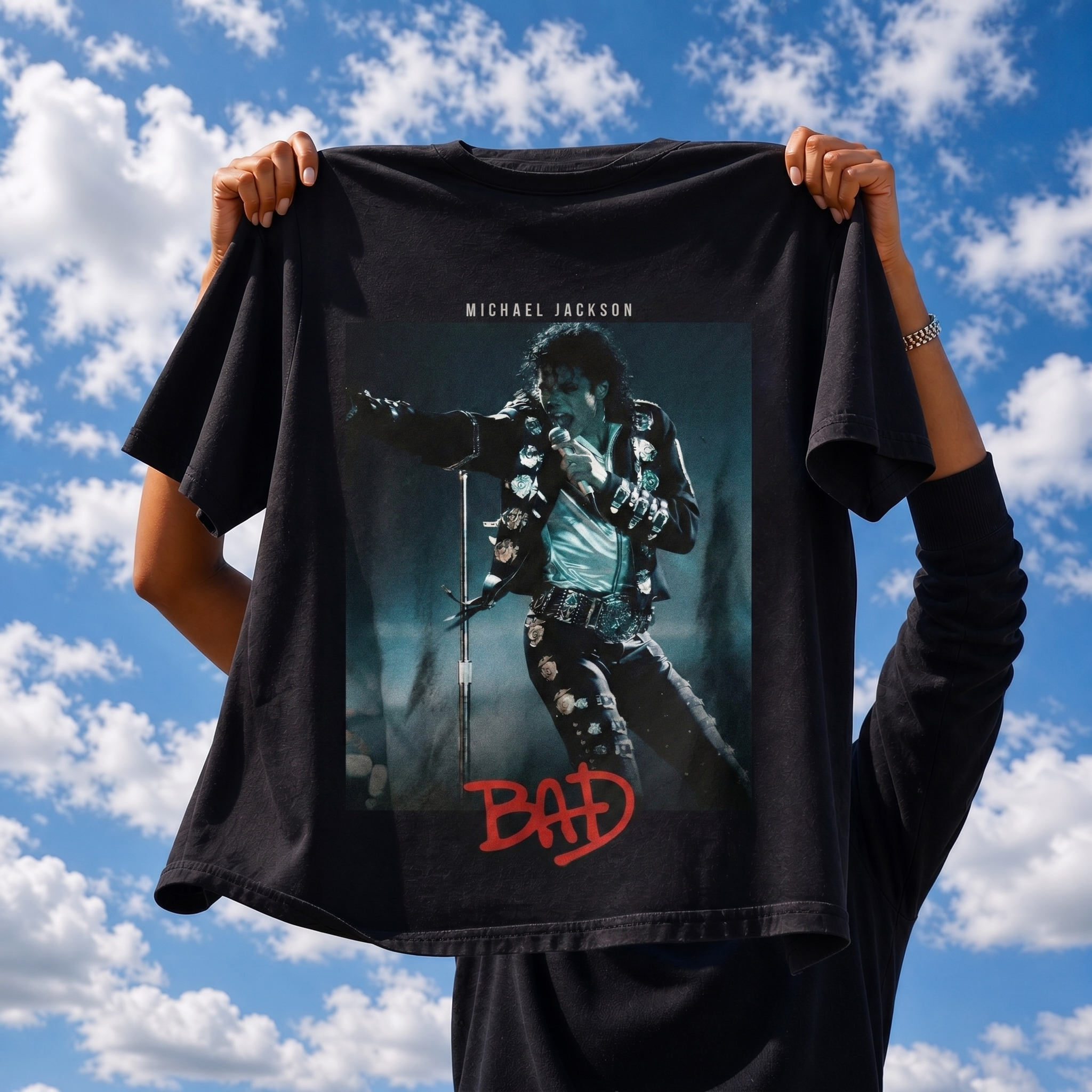 MJ Bad Album Concert lifestyle mockup