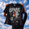 MJ GOAT chrome bootleg lifestyle mockup