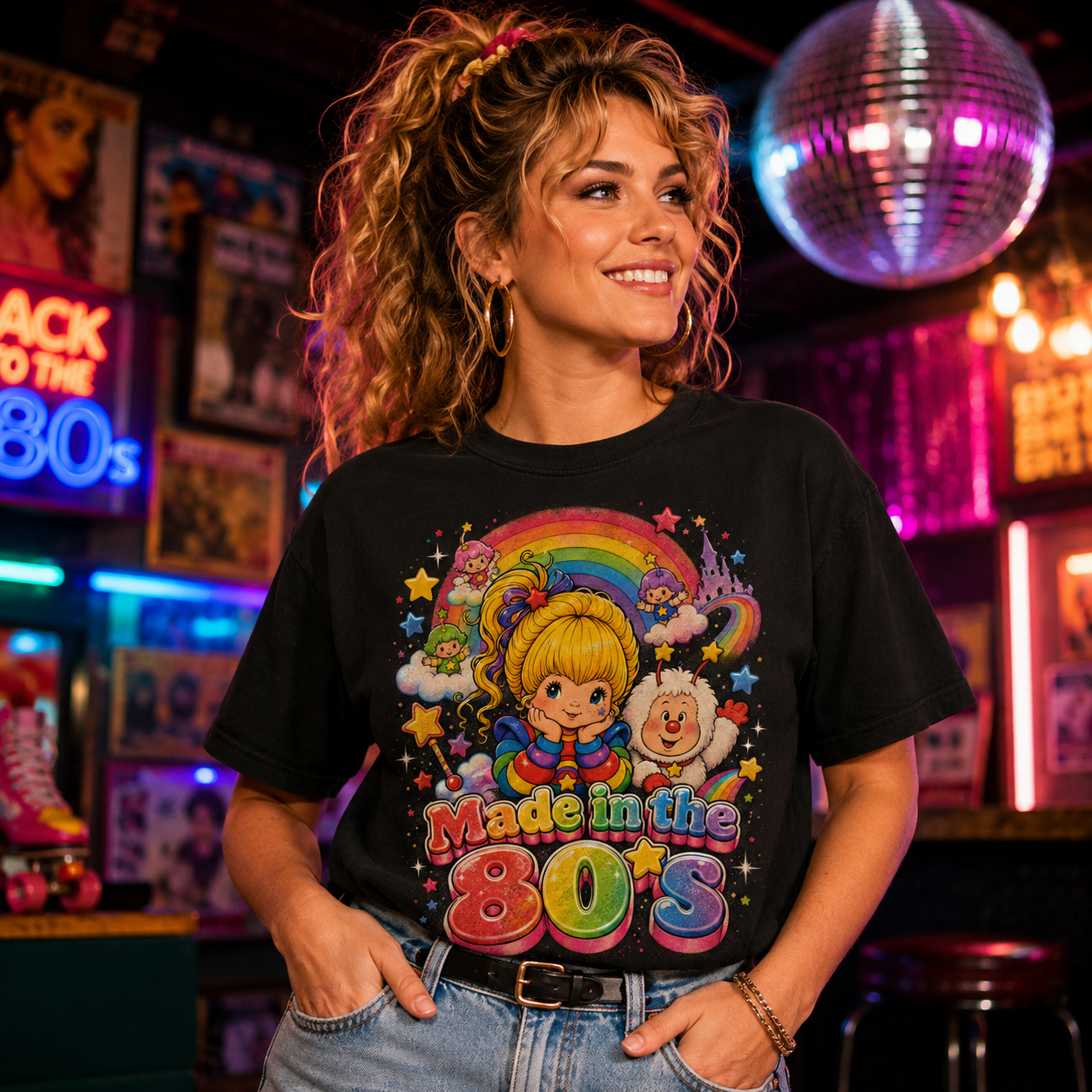 Rainbow Brite Made in the 80s T-Shirt | Retro Cartoon Tee