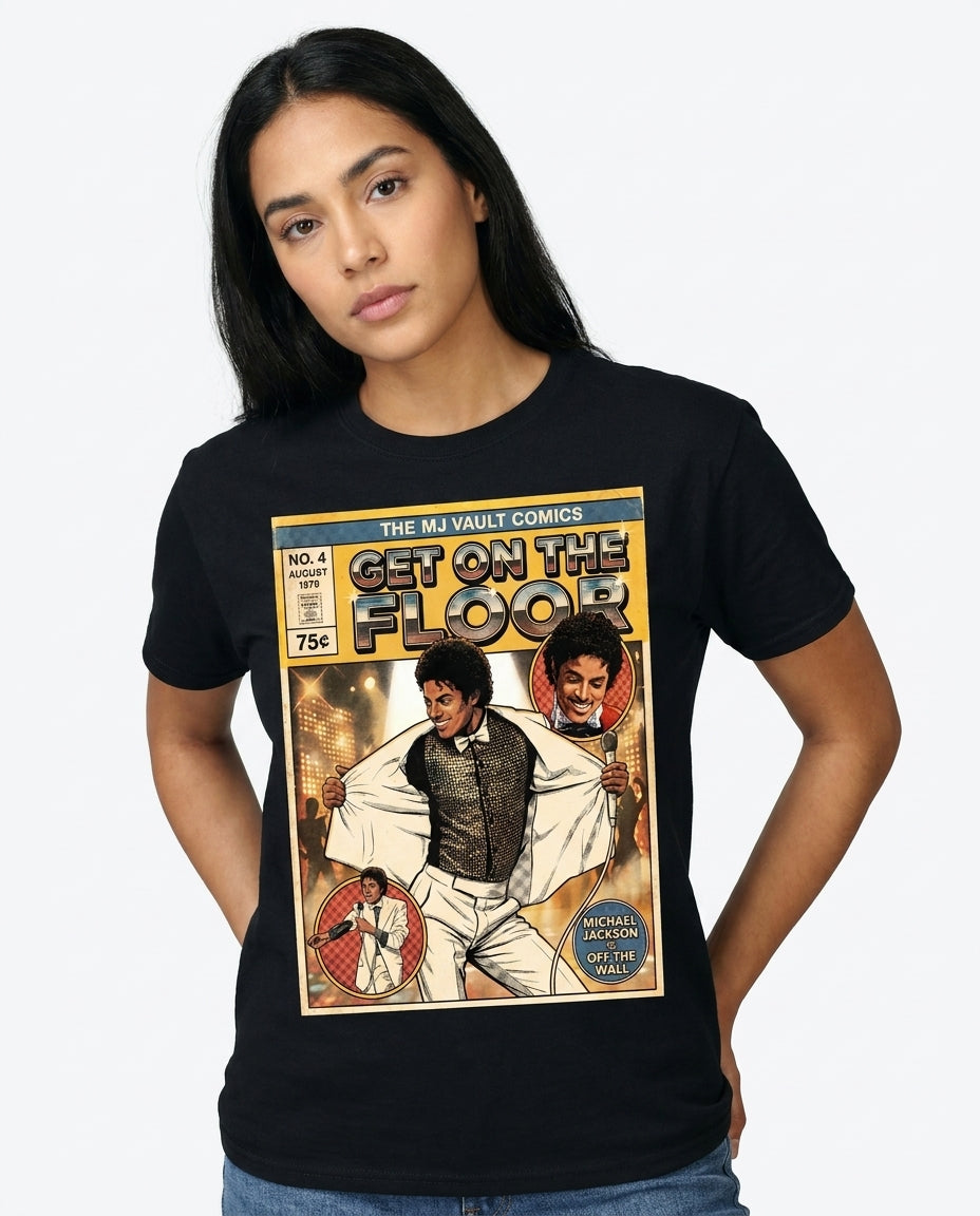 MJ Off The Wall Get on the Floor Tee - on model