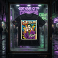 Prince Partyman Pop Art Tee - Gotham City Comics neon storefront lifestyle