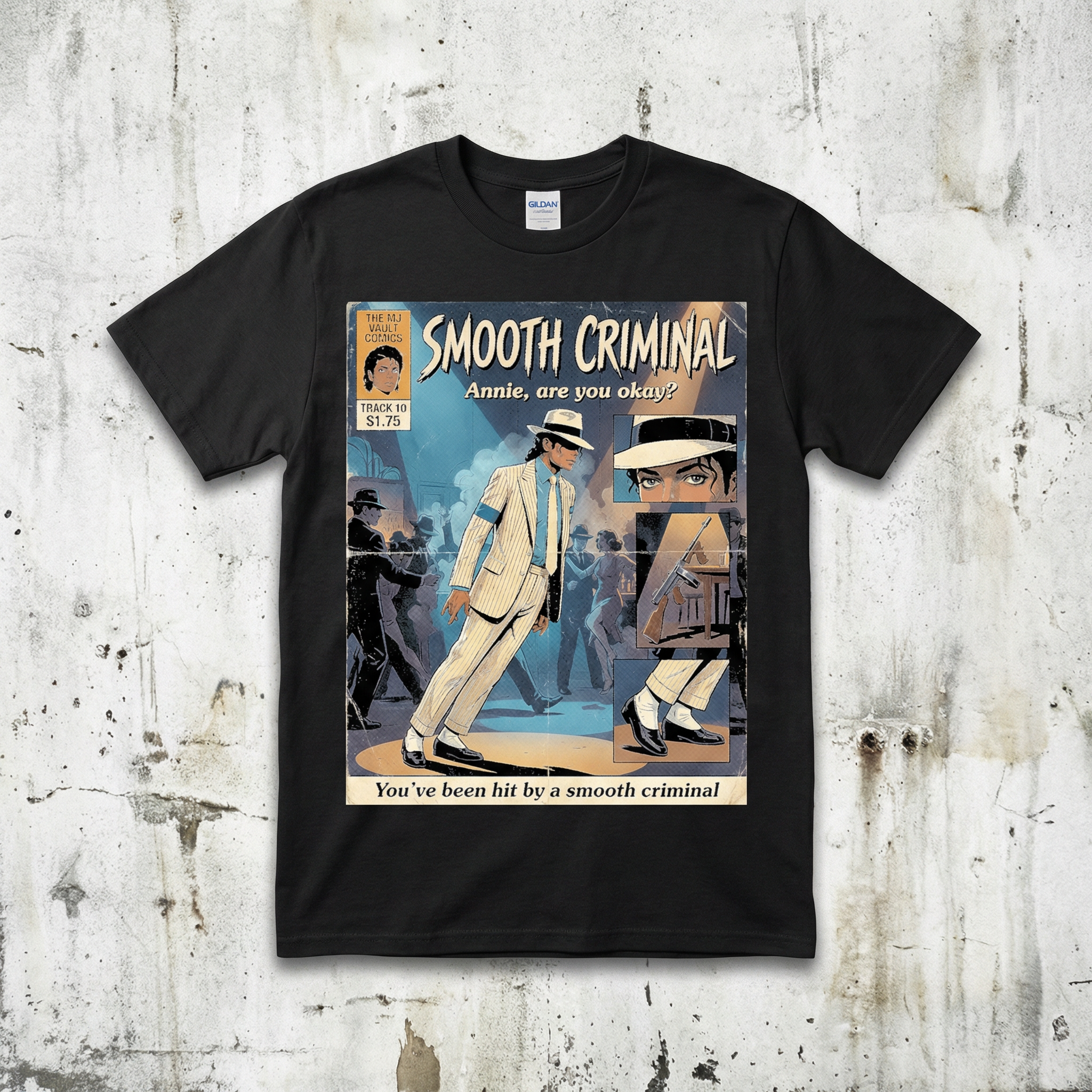 Michael Jackson Smooth Criminal Shirt - Detail